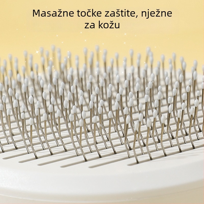 Četka za njegu kućnih ljubimaca za pse i mačke — uklanjanje dlake, masaža, raščešljavanje, automatsko otvaranje, četka s iglicama sa samostalnim čišćenjem