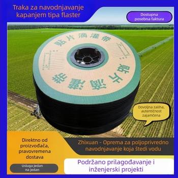 Zhixuan 16 mm patch tip navodnjavanja traka, s jednim otvorom i dvostrukim upravljanjem, za stakleničko povrće