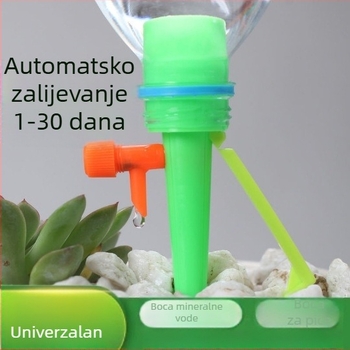 Automatski sustav za zalijevanje saksija s podesivim protokom vode i ventilom sa prekidačem