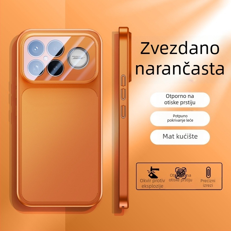 Yicheng zaštitna kućišta za Redmi K90 Pro Max – otporna na otiske prstiju, otporna na pad, ne blokira zvučnike, matirani PC materijal, minimalistički dizajn