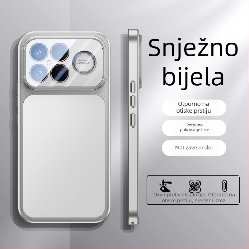 Yicheng zaštitna kućišta za Redmi K90 Pro Max – otporna na otiske prstiju, otporna na pad, ne blokira zvučnike, matirani PC materijal, minimalistički dizajn