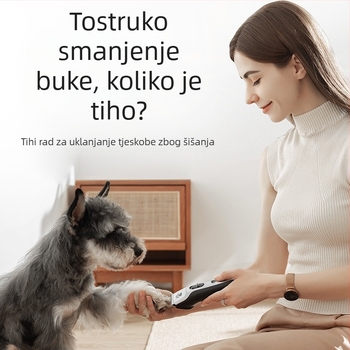 Inteligentni trimer dlake kućnih ljubimaca – profesionalni električni kliper visokog kapaciteta