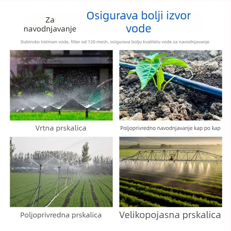 Višeslojni filtr za staklenik kapljično navodnjavanje — viseća jedinica s mikroprskanjem, plastični poljoprivredni filter