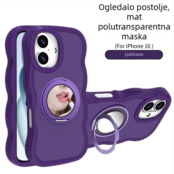 Valovita magnetska rotirajuća držač 2u1 za iPhone 16 Pro