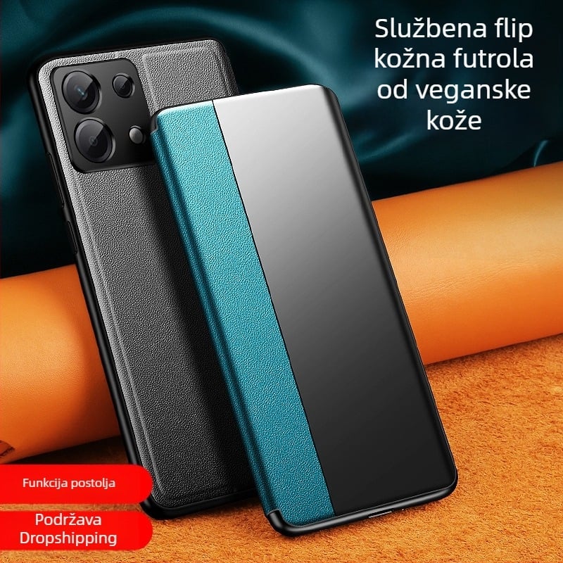 Flip kožna futrola za Xiaomi 15 i Redmi 14 Pro, zaštitna futrola od umjetne kože, otporna na pad, mekano/tvrdo kućište, potpuna zaštita