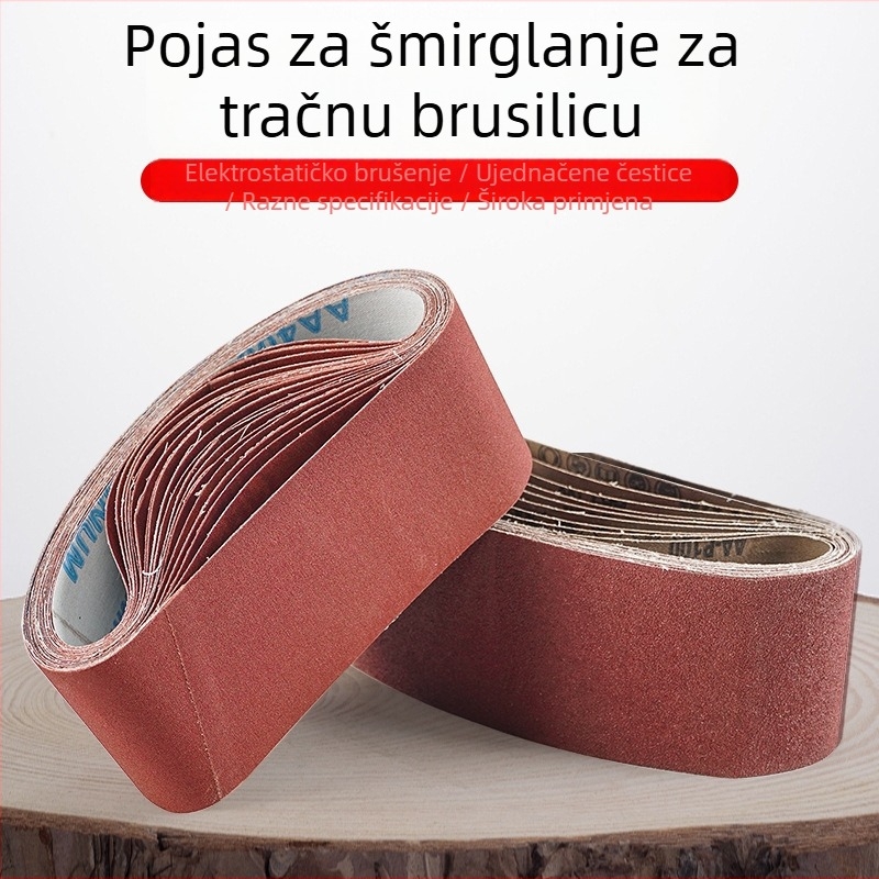 HEWEGO Prstenasta brusna traka za brusilicu, 3–4 inča, za poliranje i brušenje, za drvodjelstvo i bojanje