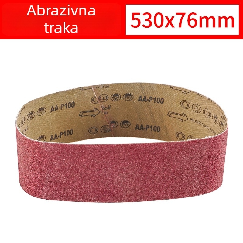 HEWEGO Prstenasta brusna traka za brusilicu, 3–4 inča, za poliranje i brušenje, za drvodjelstvo i bojanje