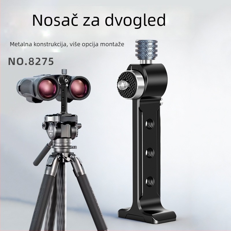 Aluminijski dvostruki držač za binokle, 38 mm Arca-Swiss adapter za stativ