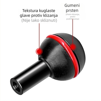 Aluminijska zlitina, fiksna kuglična glava za kameru, nosač za motocikl, univerzalni fleksibilni produžni ram za fotografiju