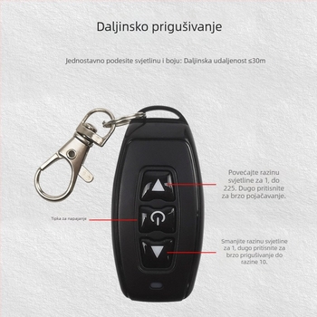 LED lampe s daljinskim upravljačem