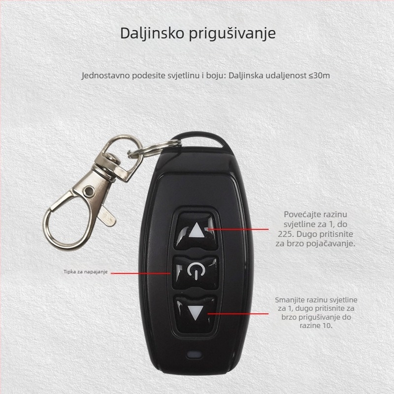 LED lampe s daljinskim upravljačem