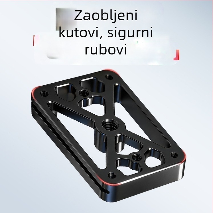 Adapter ploče za brzo otpuštanje, 38 mm, za standardnu glavu stativa – baza klipa kamere i telefona