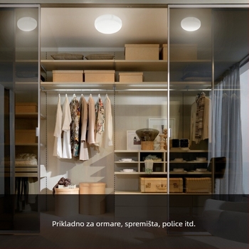 LED stropna svjetiljka promjera 130 mm s induktivnim prekidačem - moderni minimalistički dizajn