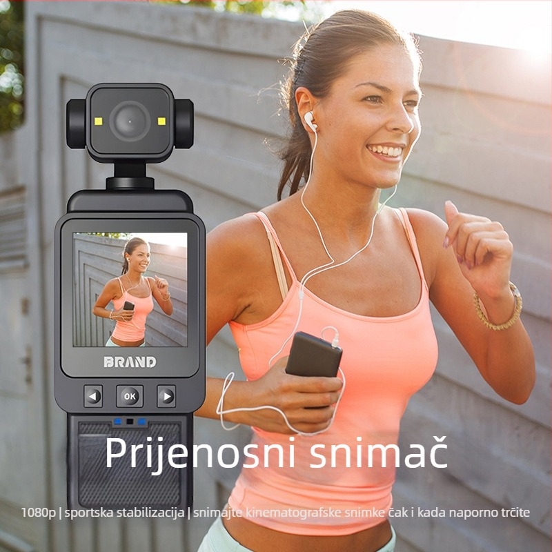 4K akcijska kamera za biciklizam s Wi‑Fi povezivanjem na telefon