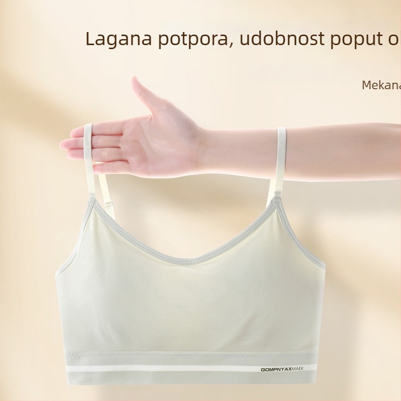 Sutien bez naramenica s ugrađenim jastučićima, top bez naramenica, integrirani bazni sloj