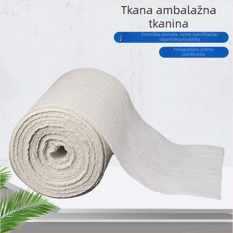 Bijela platnasta omotna traka za pakiranje, širine 20 cm, jednostruka, za kabelske žice
