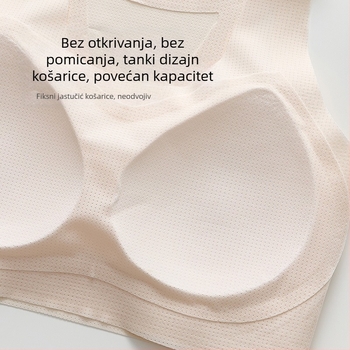 Bezšivni top za djevojčice u pubertetu, lagano prozračno donje rublje za učenice osnovne i srednje škole