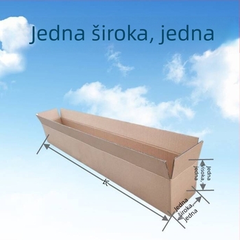 Ekstra čvrsta kutija od kraft papira, veličine 0,1–3 m, karton za logistiku i ekspresnu dostavu, izvozna kutija, ekstra velika veličina