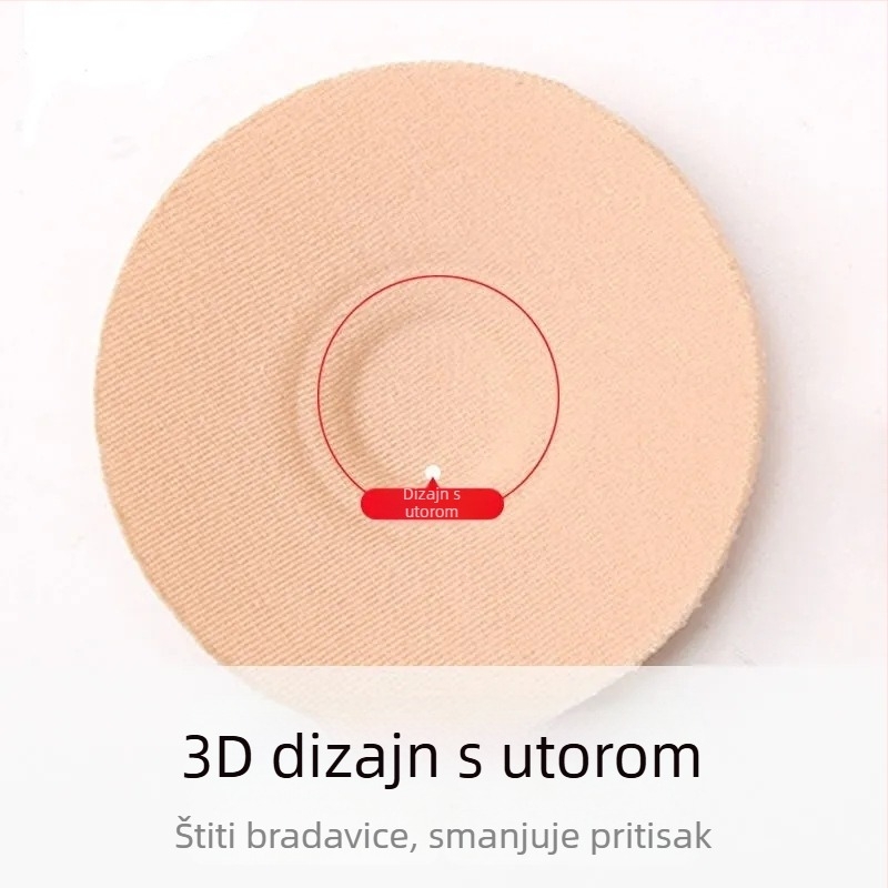 Bez ljepila ulošci za dojke s umetkom za bradavice – ultra-tanki ulošci za donje rublje