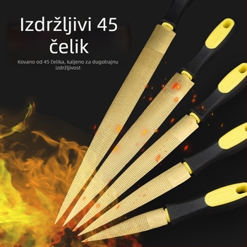 Zlatni pilnik za drvoobradu – oblikovanje tvrdog drveta, ručni pilnik s finim zubima, pilnik za oblikovanje od rosewood, alat za brušenje, dvostrani pilnik