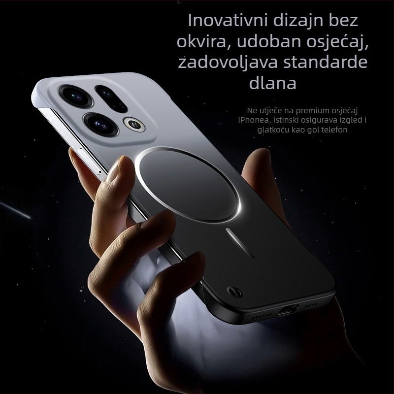 Ultra-tanki bezokvirni magnetski kućište s gradientnim dizajnom za Find X9 Pro i Oppo Reno 15 Pro