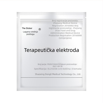Flaster elektrode za prsnu fizioterapiju, samoljepljiv, s dizajnom igala