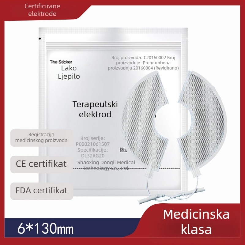 Flaster elektrode za prsnu fizioterapiju, samoljepljiv, s dizajnom igala