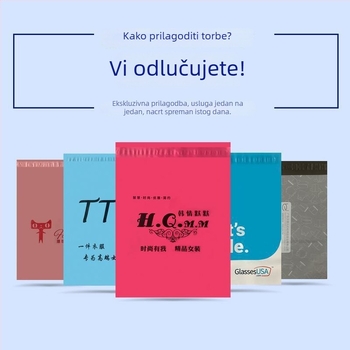 Xinli Bijele debeli vrećice za dostavu, vodootporne logističke vreće za pakiranje