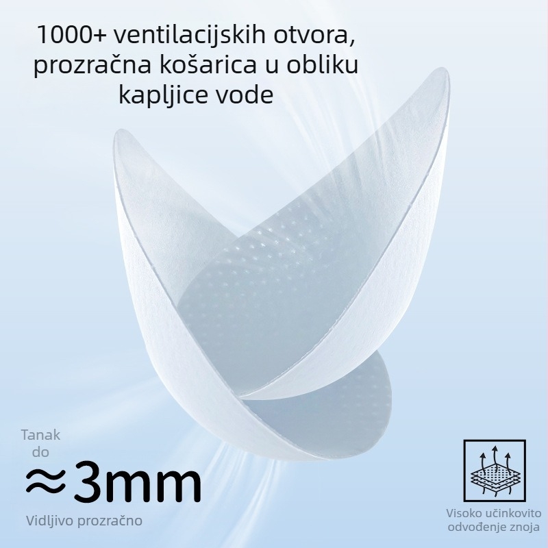 Bešivni grudnjak za dojenje s prednjim kopčanjem, mekana gel podrška, bežični, tanak model