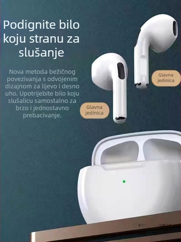 Bluetooth slušalice, bežične, polovično ugrađene u uho, jedno ili dva uha, visoke kvalitete, za sport, glazbu, vožnju i pozive, uz redukciju buke i dugo trajanje baterije