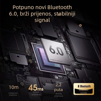 JS682A Bežične Bluetooth slušalice s kostnom kondukcijom i klipsom za uho, dug rad baterije, udobne za sport