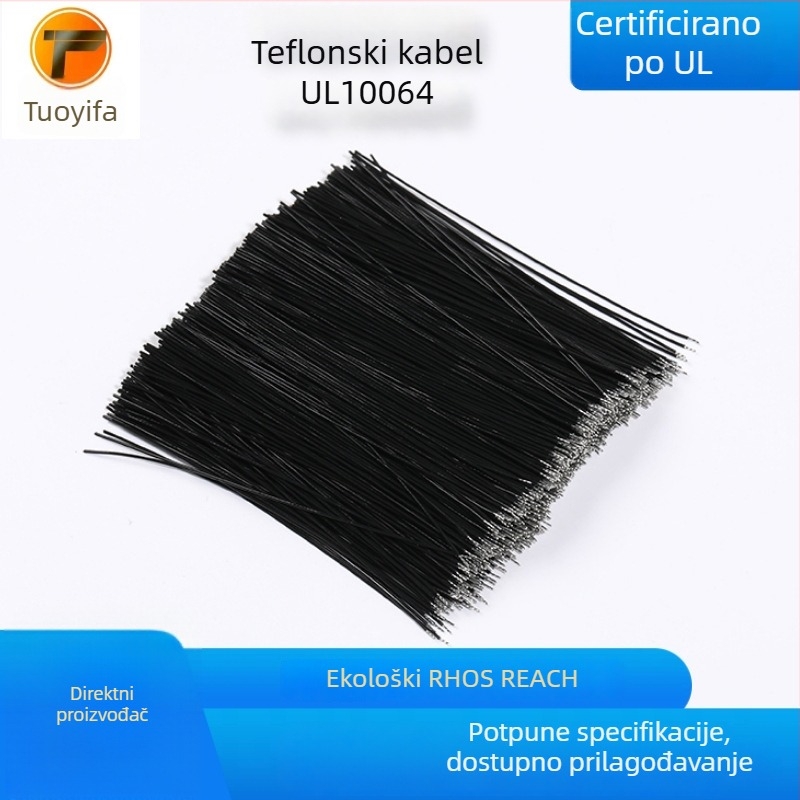 UL10064 24 AWG teflonski visokotemperaturni električni kabel za mikrofon, spojni kabel