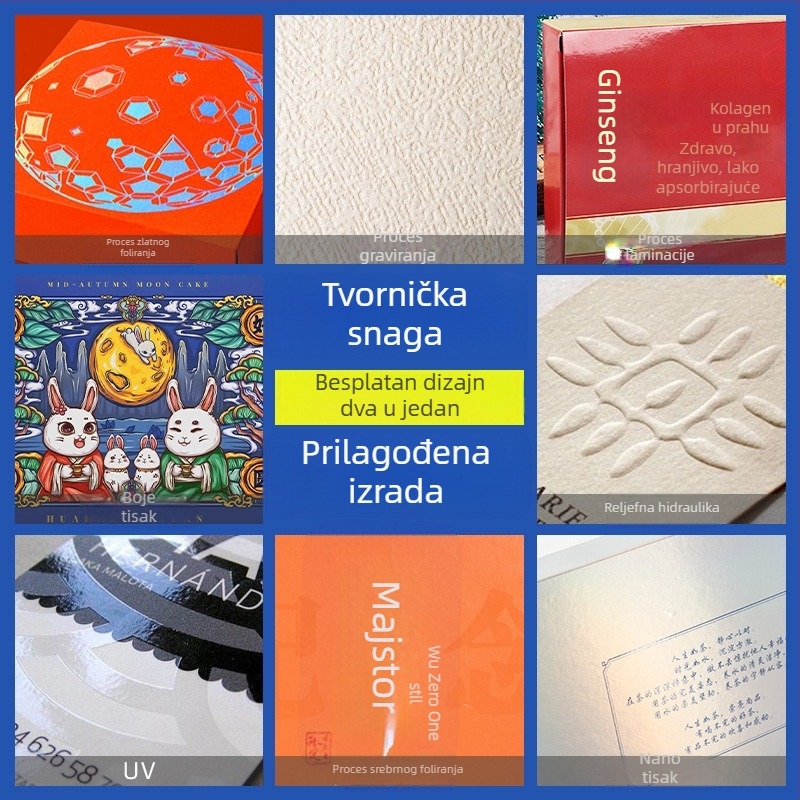 Prilagođene kutije za darove: bijele kutije, tajne kutije, prazne kraft kutije, male serijske kutije s poklopcem