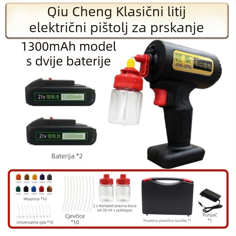 Craftsmanship električni sprej pištolj – klasični model za male popravke, DIY nanošenje boje na namještaj