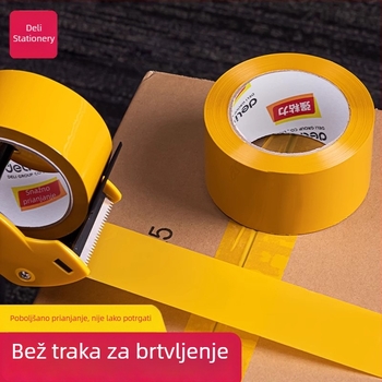 Deli bež traka za brtvljenje, visoka prionjivost, širina 6,0 cm, duljina 60/100 m, materijal BOPP