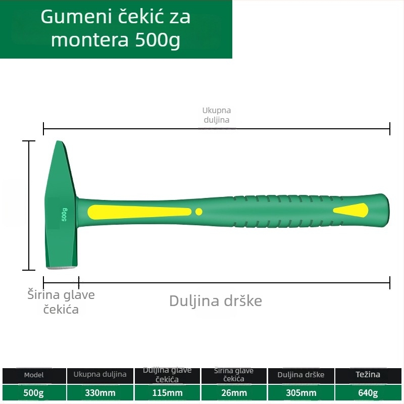 Mini čekić za kovanje, oblikovanje lima i zavarivanje – siguran mini alat za montažere