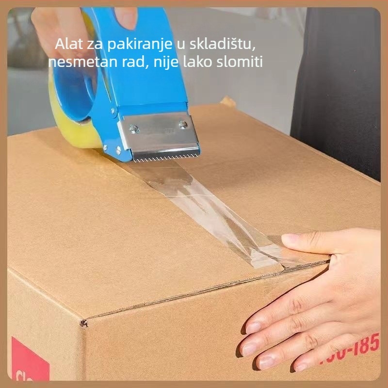Prozirna traka za pakiranje, širina 4,5 cm ili 4,2 cm, viskoznost visoka, PP ljepiljiva traka, duljine 34 m / 102 m / 170 m.
