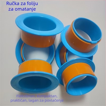 Bež neprozračna pakirajuća traka, širina 10 cm, duljina 100 m, BOPP folija, snažna adhezija