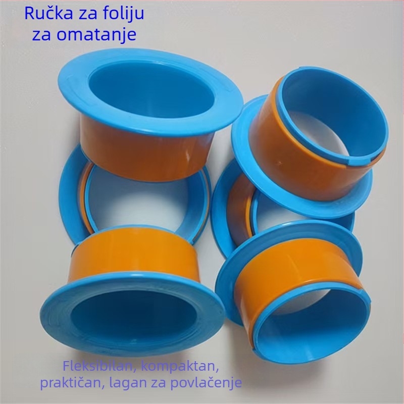 Bež neprozračna pakirajuća traka, širina 10 cm, duljina 100 m, BOPP folija, snažna adhezija