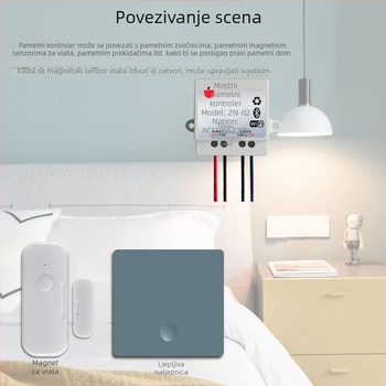 Pametni prekidač s Wi‑Fi i Bluetooth, dualni način za lampe i ventilatore, upravljanje mobilnom aplikacijom