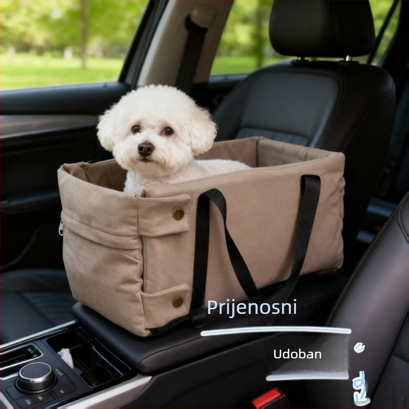 Prijenosno auto leglo za pse i mačke, udobna postelja za male pse i mačke