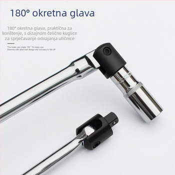 F ručica za upravljanje s produženom pokretnom glavom i univerzalnom glavom, duljine 10 i 15 inča