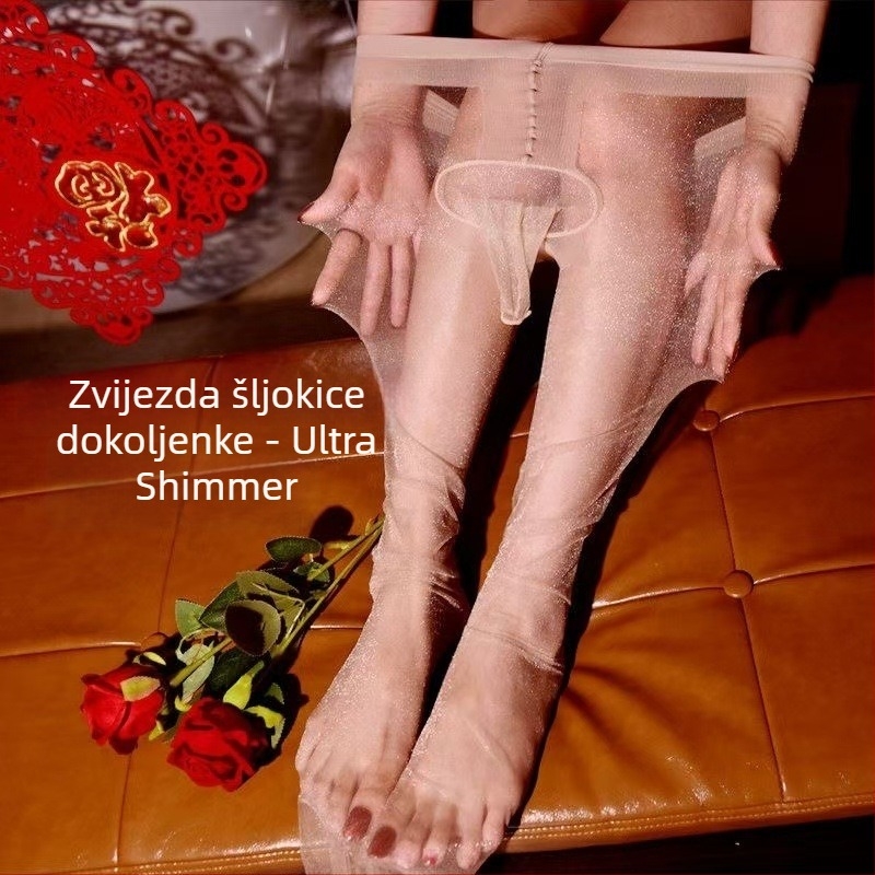 Perlasto sjajno muške seksi ultra-tanke bezšivne tajice