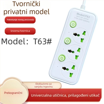USB produžni blok s britanskim i američkim standardom, višestruke utičnice
