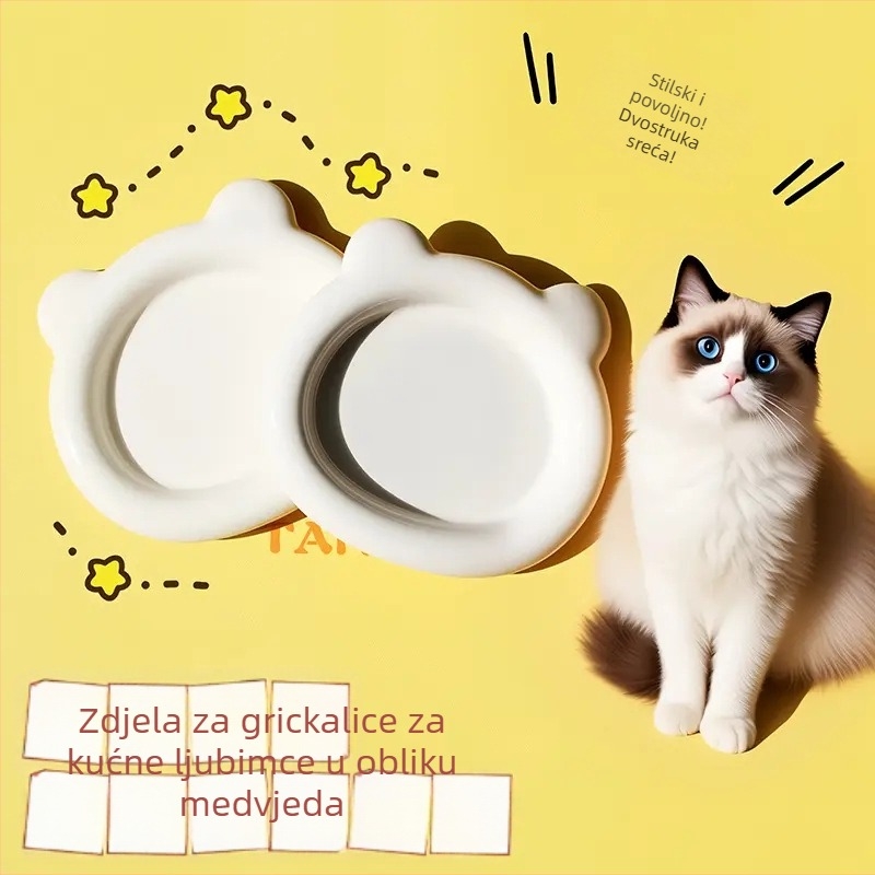 zdjela za hranu mačaka i psa, zdjela protiv prevrtanja