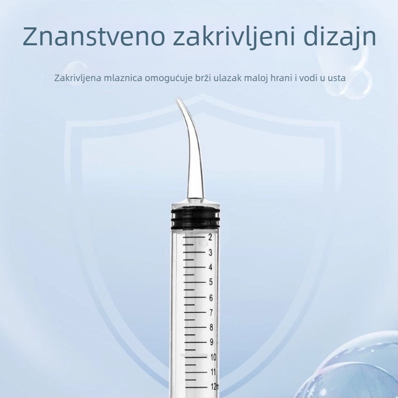 Siringa za hranjenje mačaka s dispenzerom vode