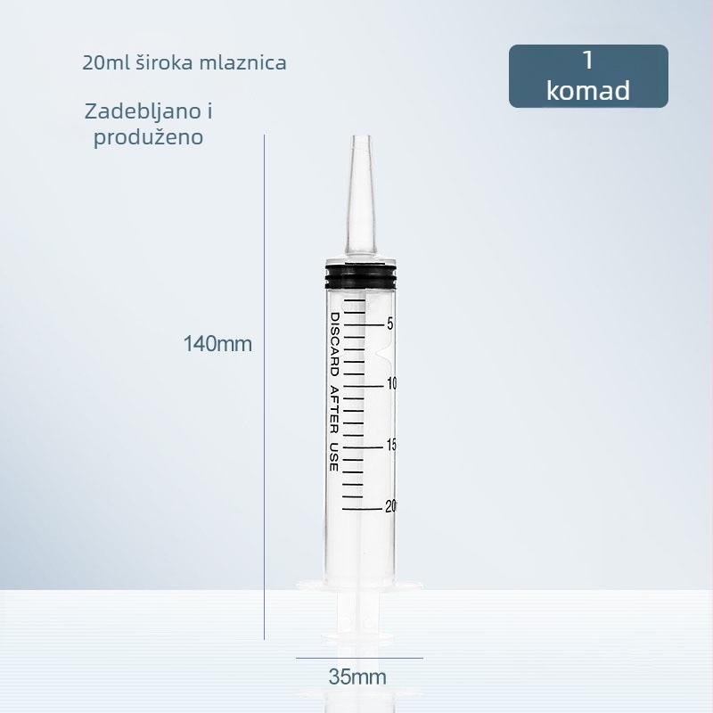 Siringa za hranjenje mačaka s dispenzerom vode