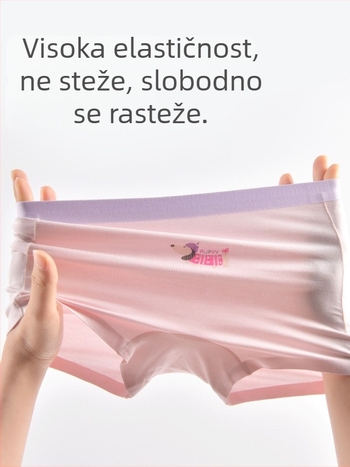 Bešavne bokserice za djevojčice, prozračne donje rublje za školske uzraste
