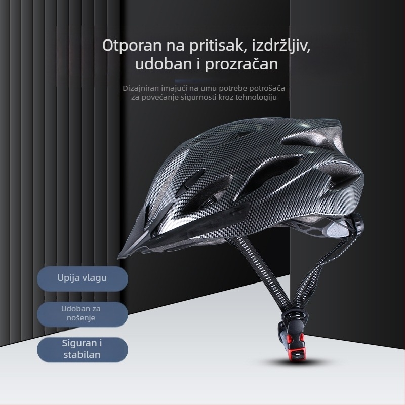 Kaciga za planinski i cestovni bicikl — sklopiva, jedinstvena konstrukcija, univerzalna upotreba