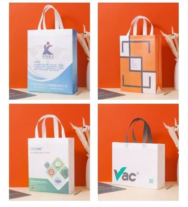 Torba od netkane tkanine s laminiranim tiskom, ekološka tote torba za promociju i treninge, s mogućnošću prilagođenog logotipa
